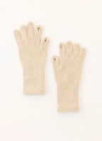 Stormy Weather Knit Gloves - Cream