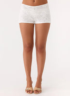 Kathia Mini Shorts - White