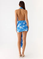Orchard Mini Dress - Indigo Garden