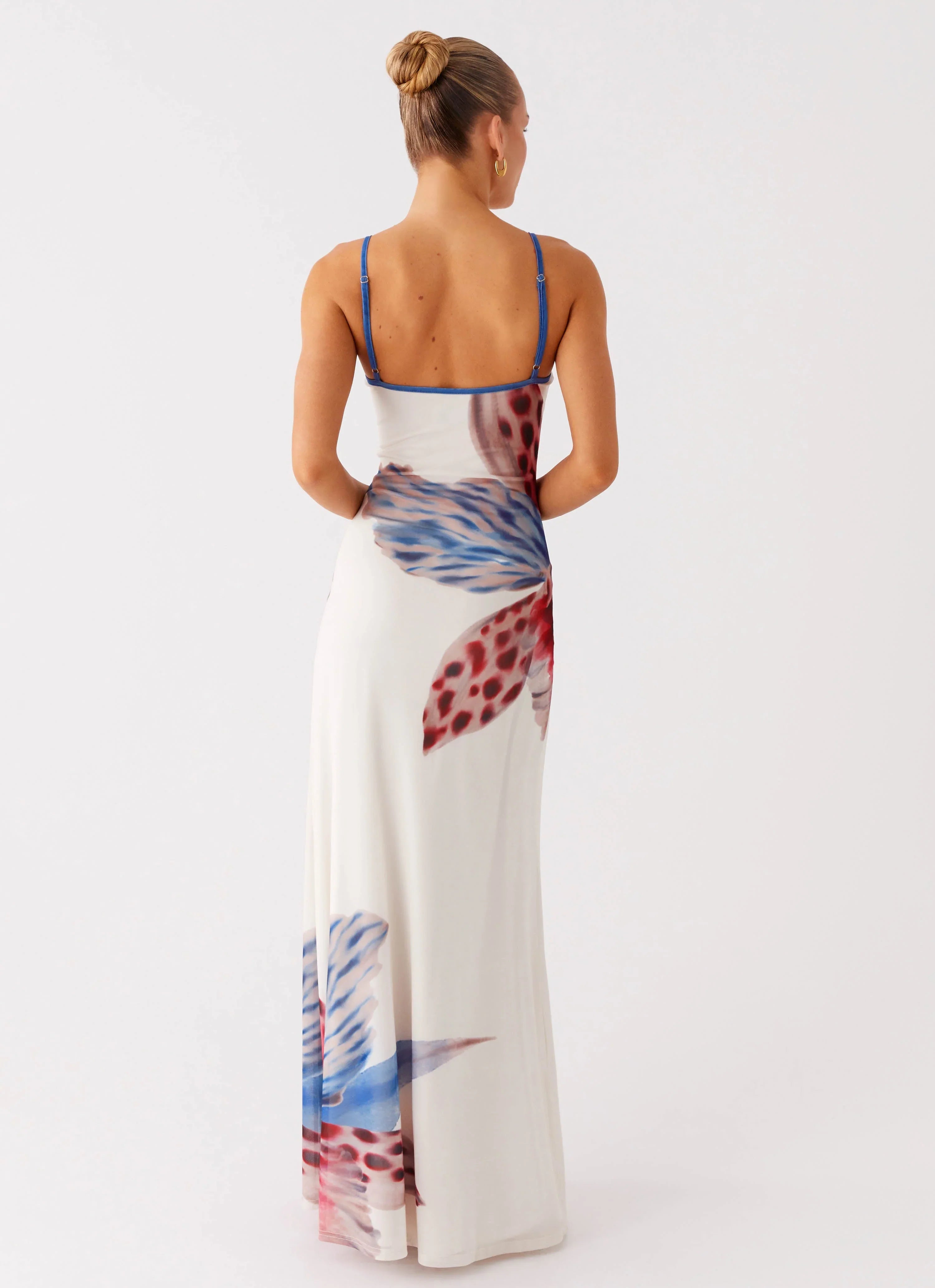 Everett Maxi Dress - White Sea Bloom