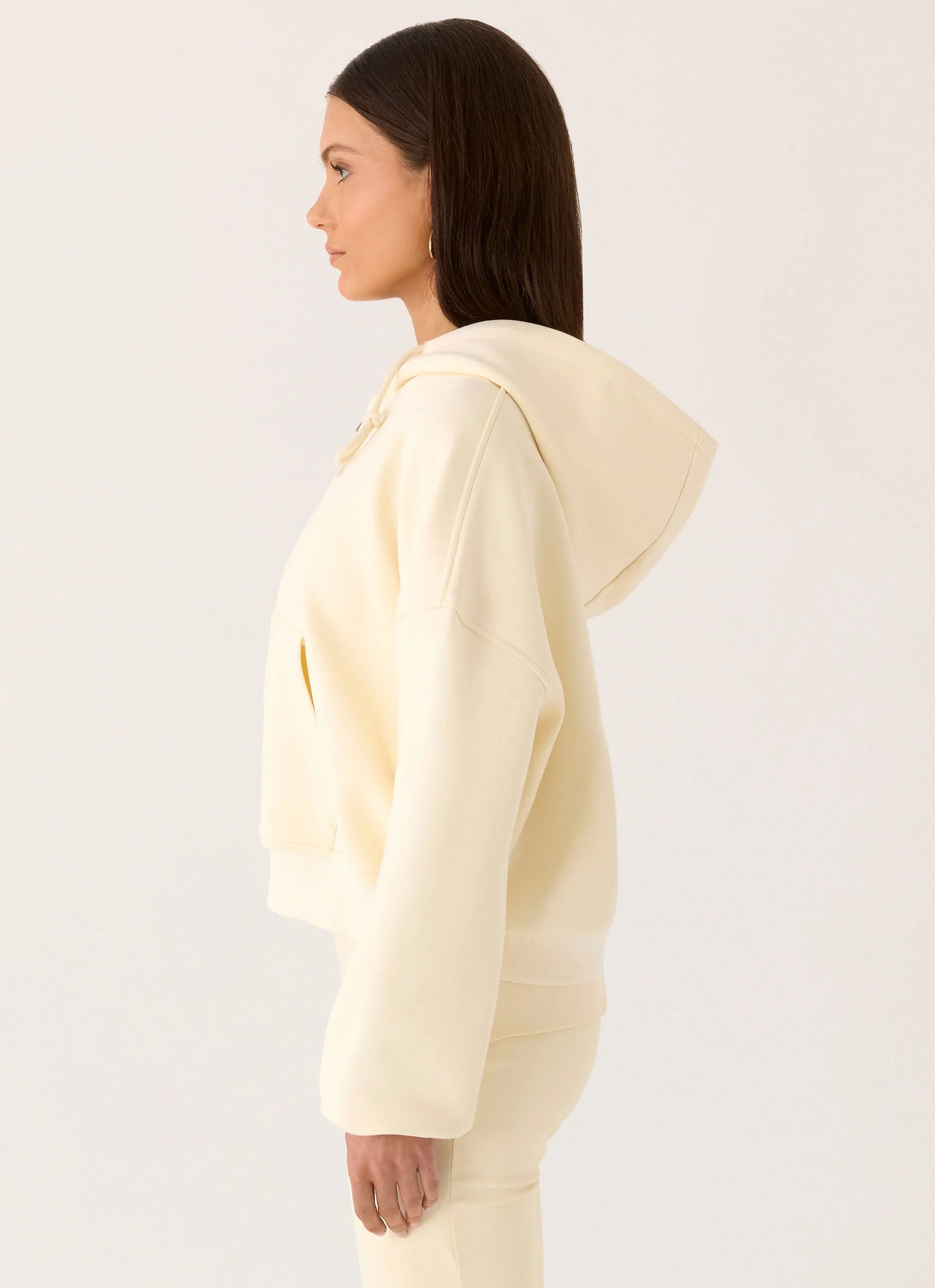Elio Zip Hoodie - Baby Yellow