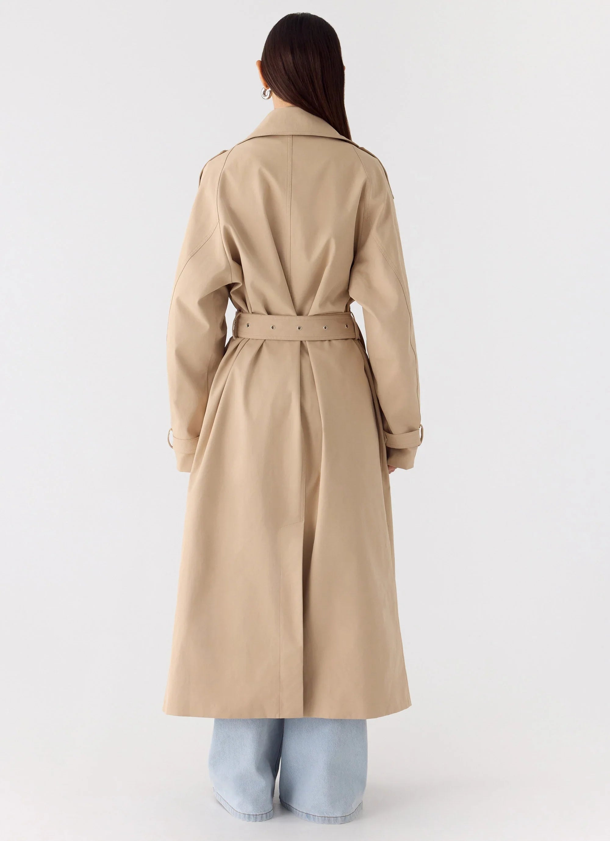 Jackie Trench Coat - Tan