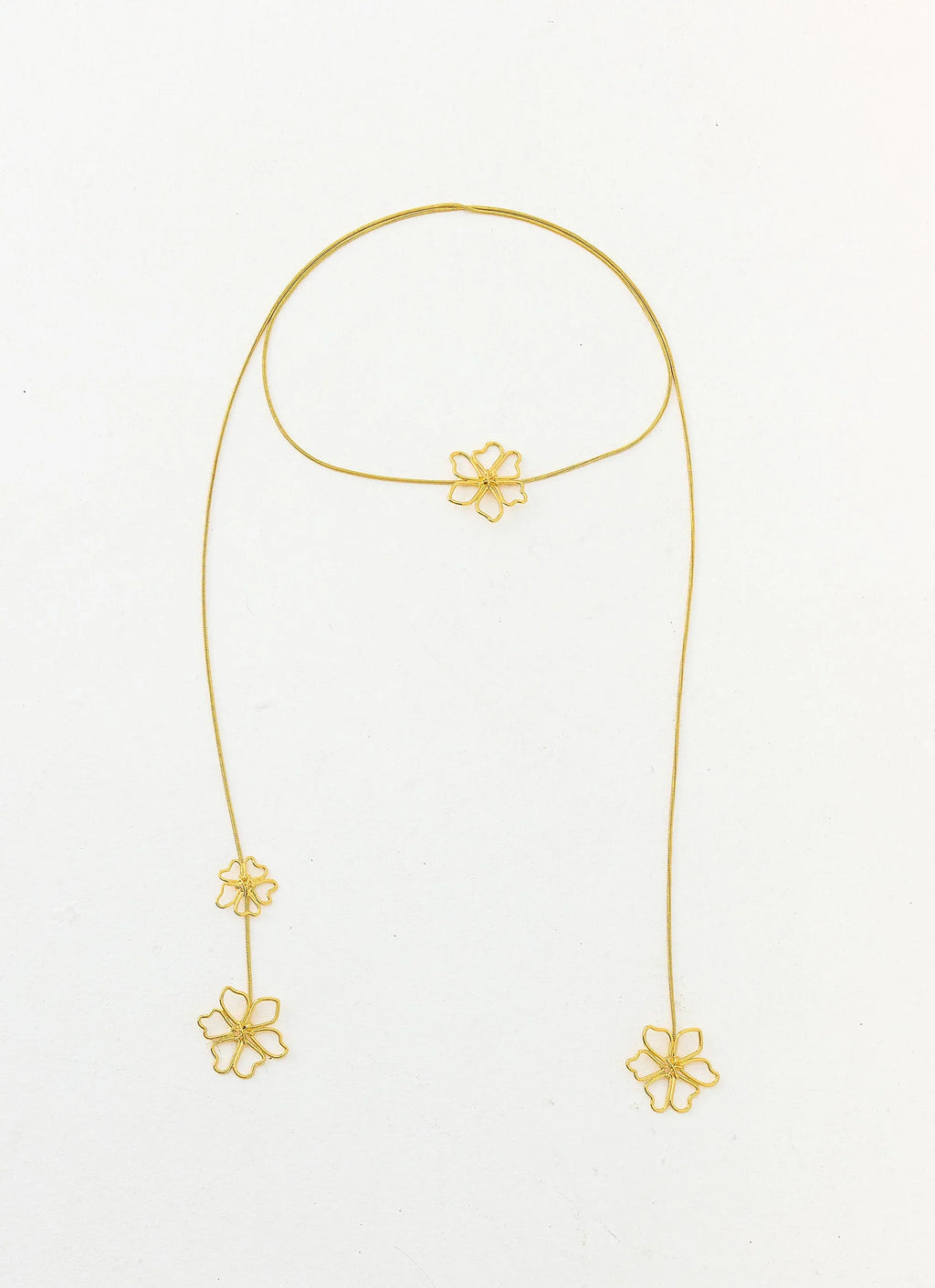 Wildflower Necklace - Gold