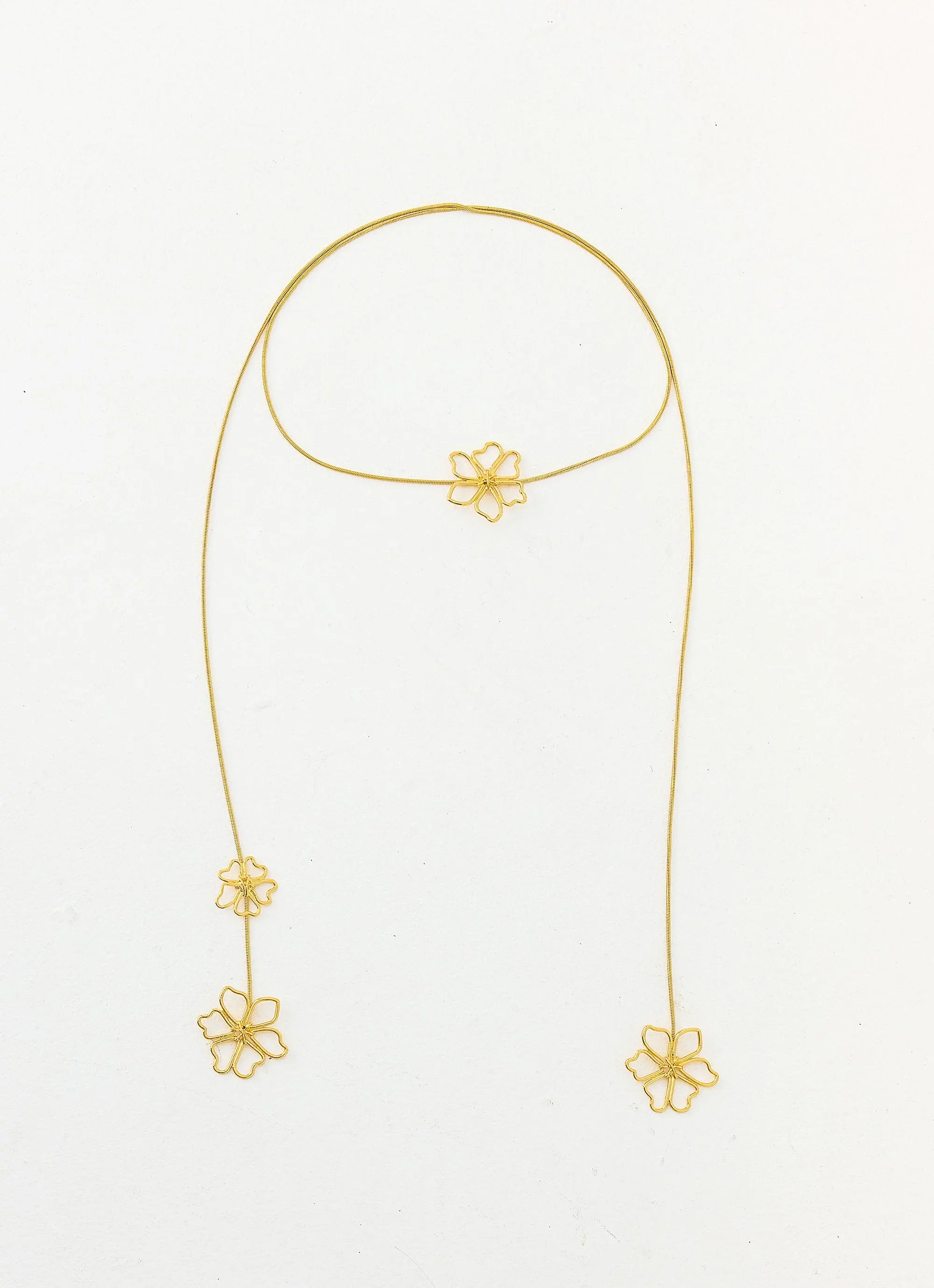 Wildflower Necklace - Gold