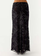 Moodlight Maxi Skirt - Black