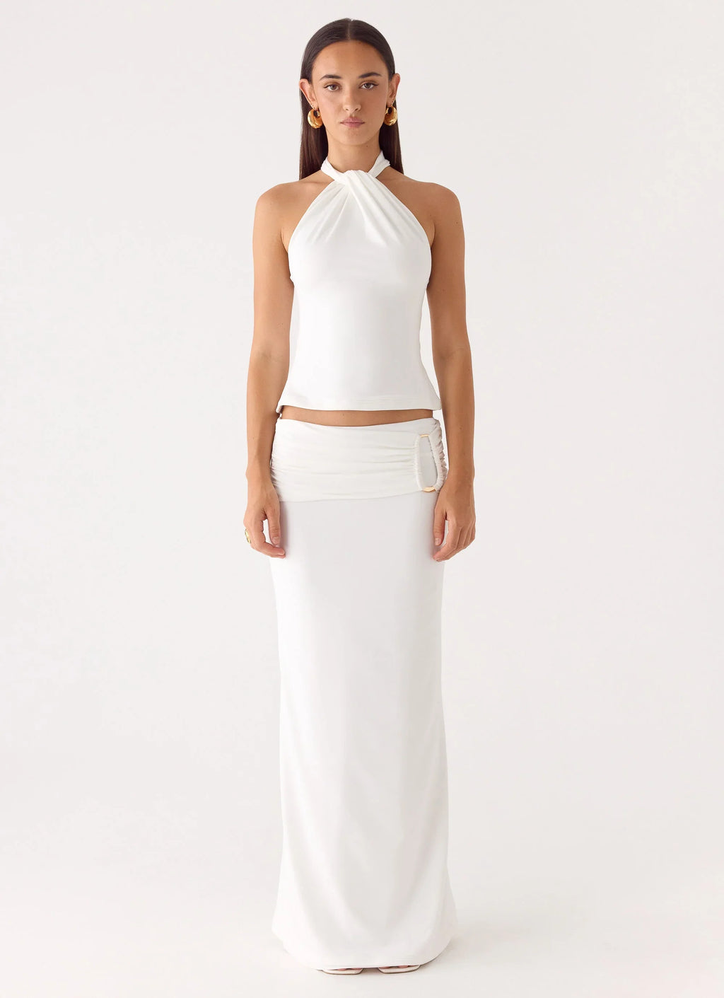 Rosanna Maxi Skirt - White