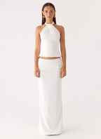 Rosanna Maxi Skirt - White