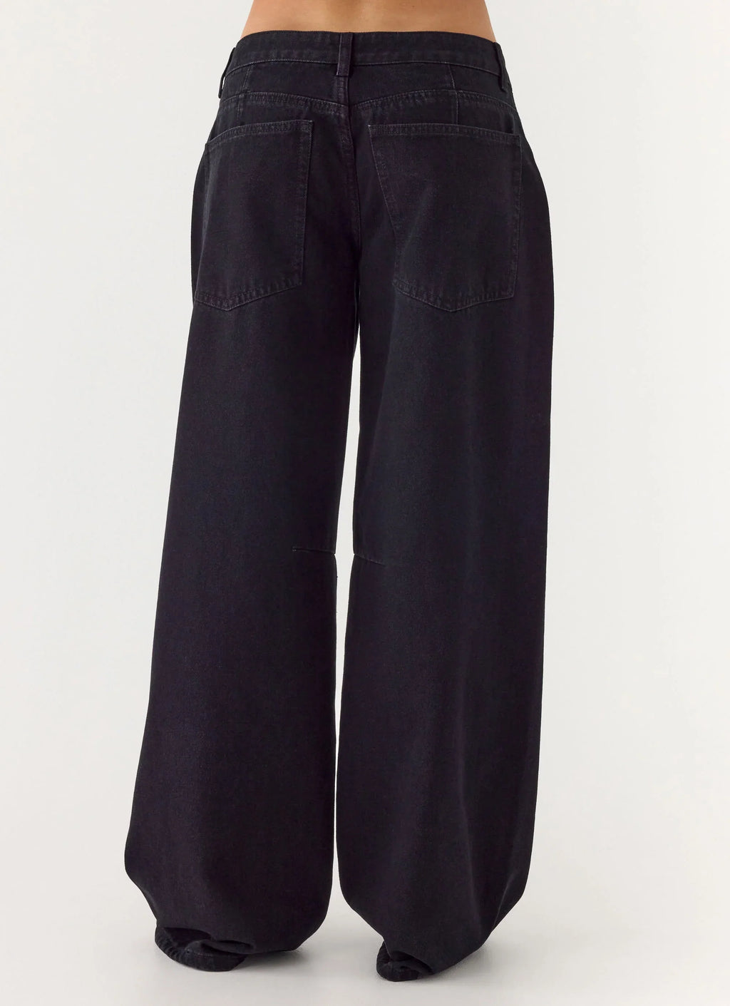Waylon Low Rise Denim Jeans - Black