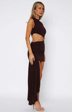 Smiling At You Mini Dress Plum