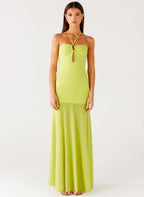 Claria Maxi Dress - Lime