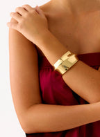 Glossed Over Bangle - Gold