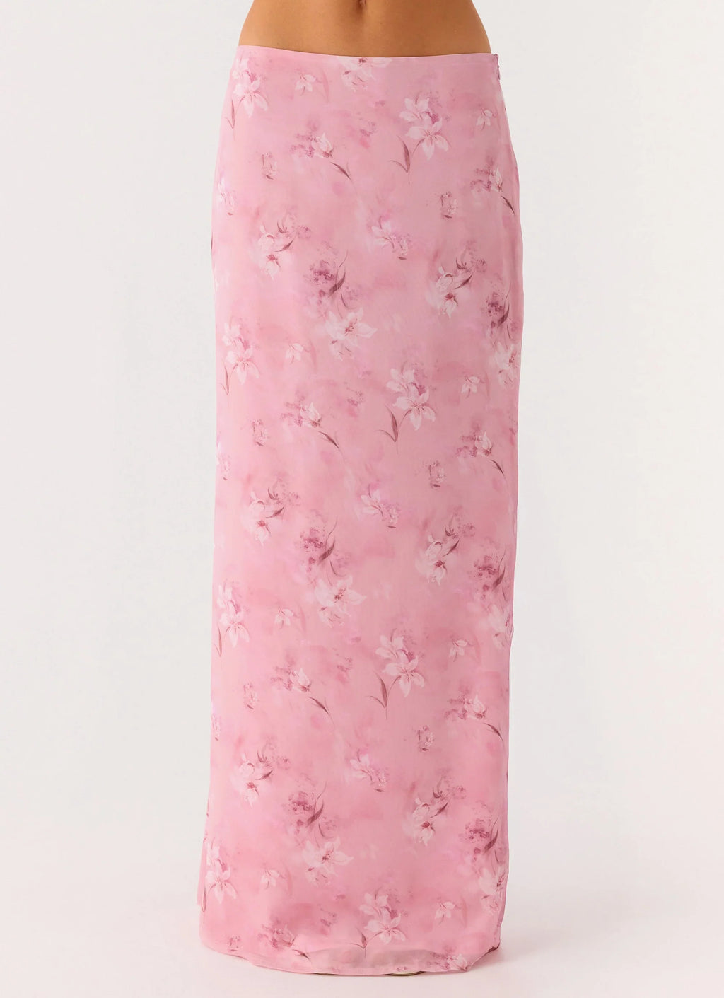 Soulful Low Rise Maxi Skirt - Vintage Floral