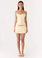 Leray Top - Lemon Yellow