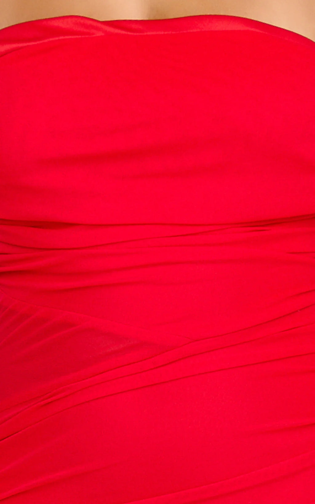 Victoria Maxi Dress - Off Folder Fit and Flare Dress in Red