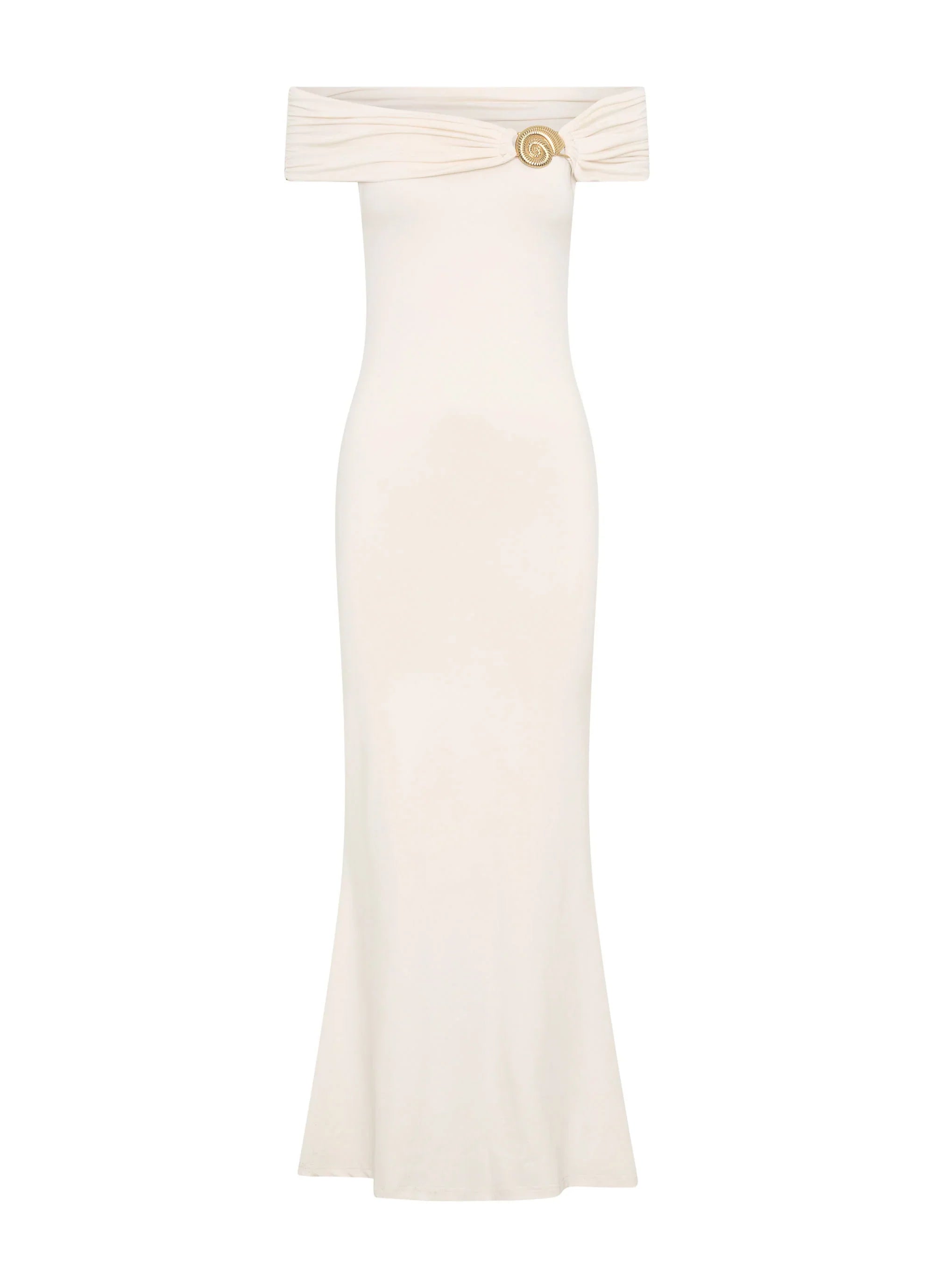 Illusion Maxi Dress - Ivory