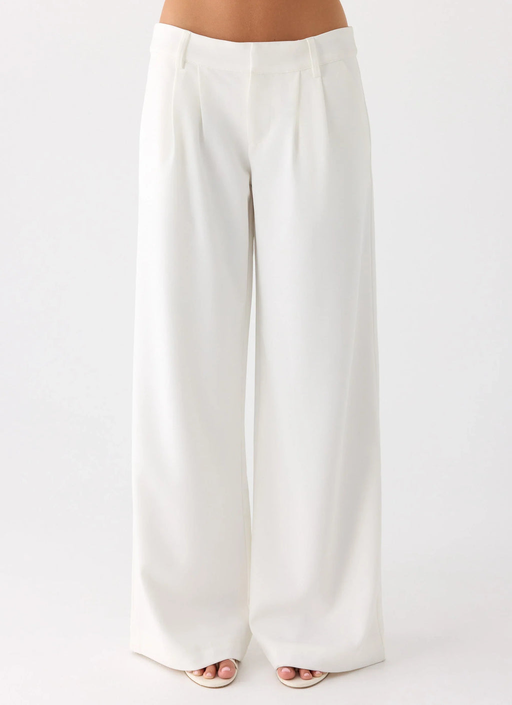 Samuel Low Rise Suiting Pants - White