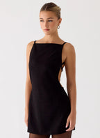 Play With Fire Mini Dress - Black