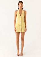 Jeanie Mini Dress - Yellow