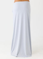 Romana Maxi Skirt - Misty Blue