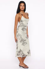 Tropic Like It's Hot Midi Dress Vintage Muse
