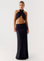 Elisabetta Maxi Skirt - Black