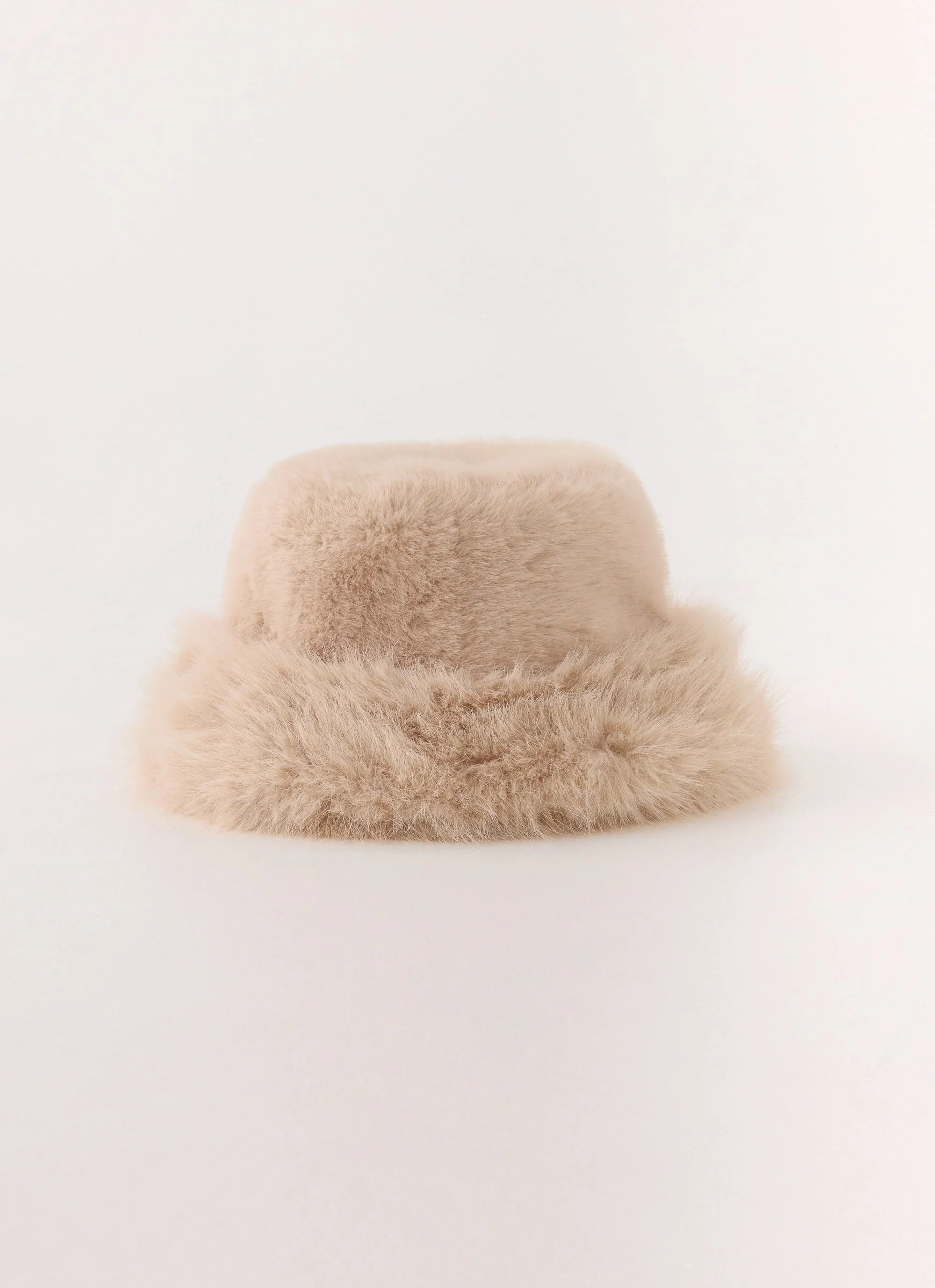 December Bliss Faux Fur Hat - Cream
