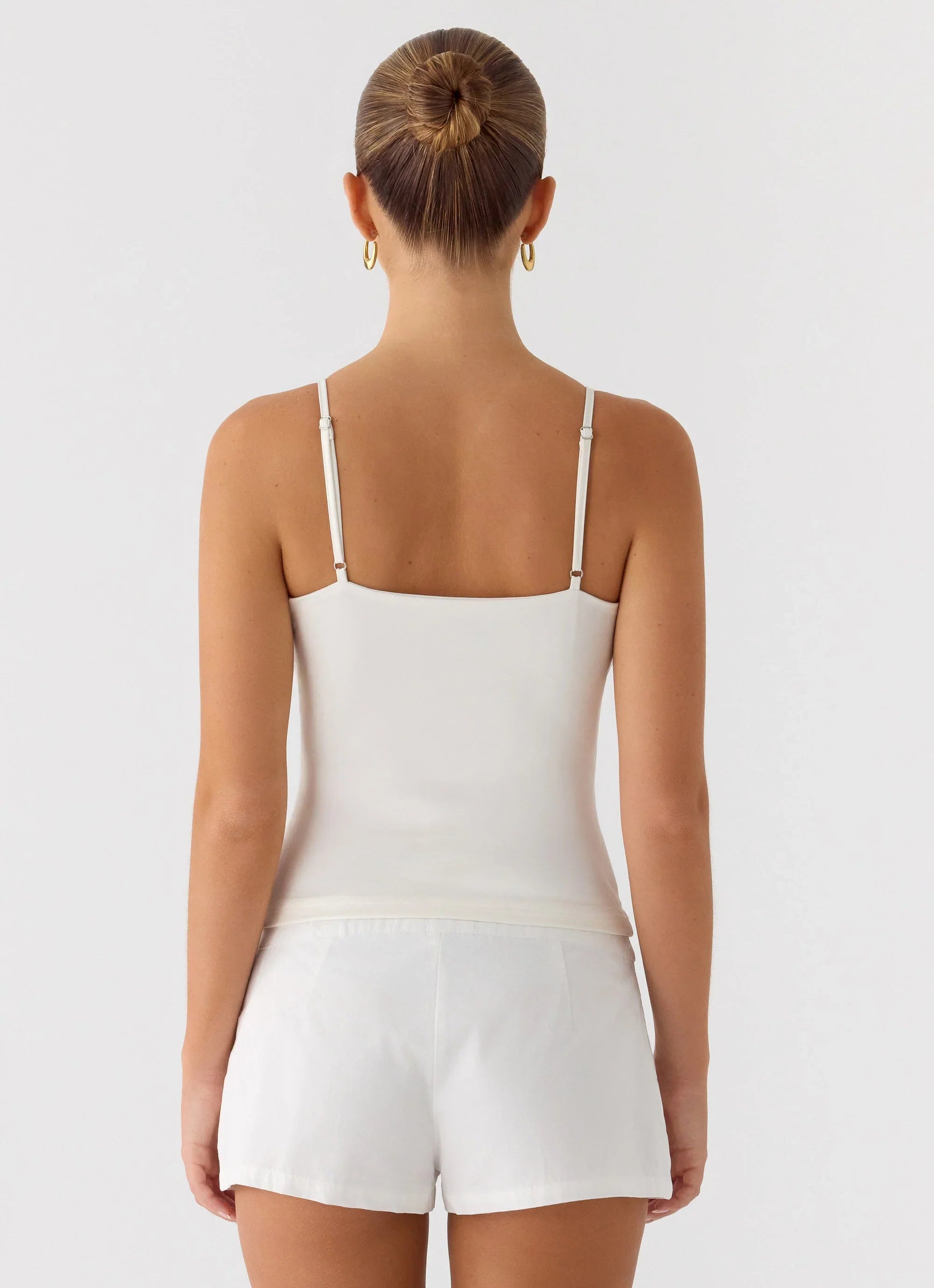 Garrix Bead Cami Top - Ivory Reef