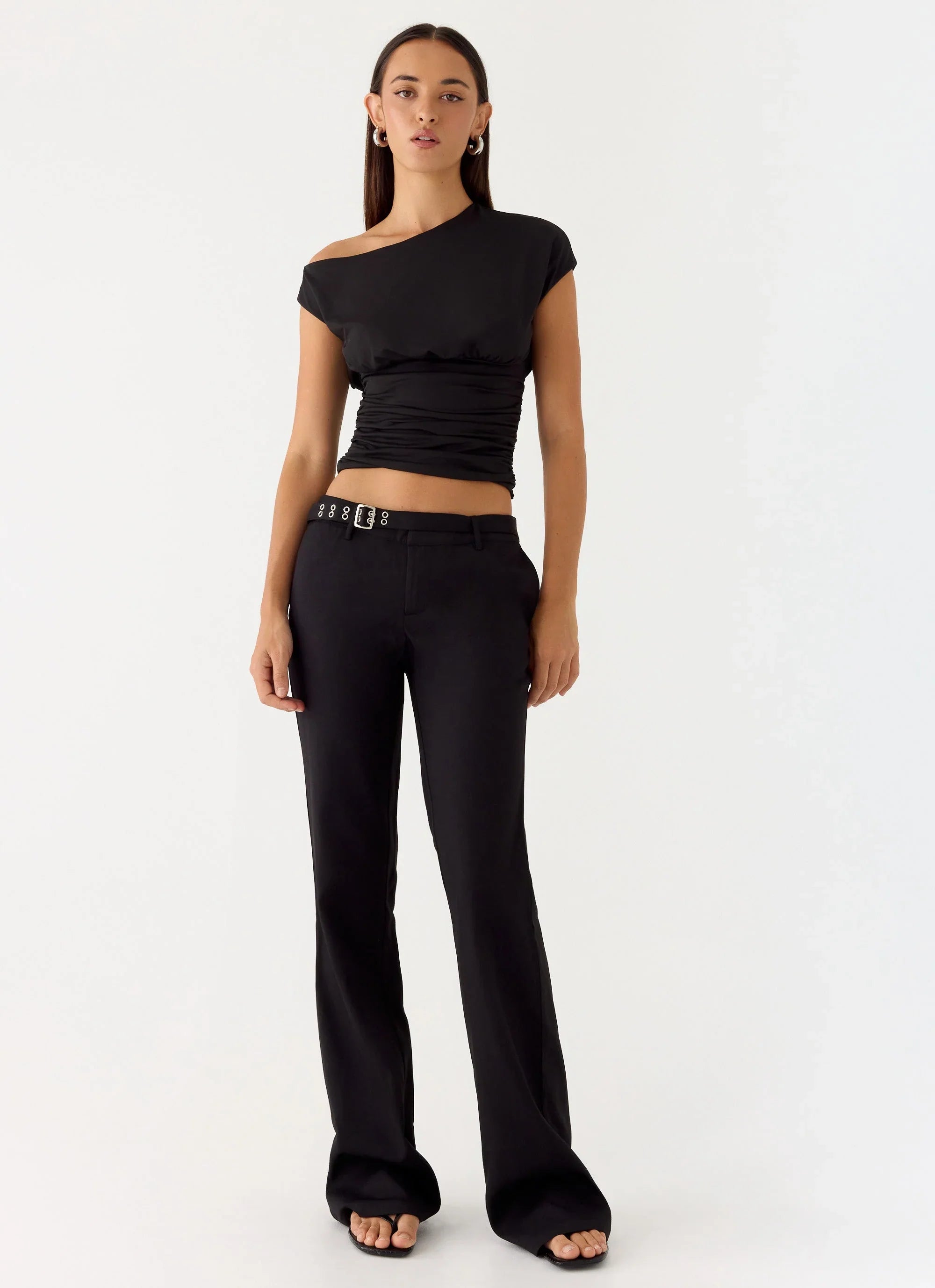 Anaiis Low Rise Pant - Black