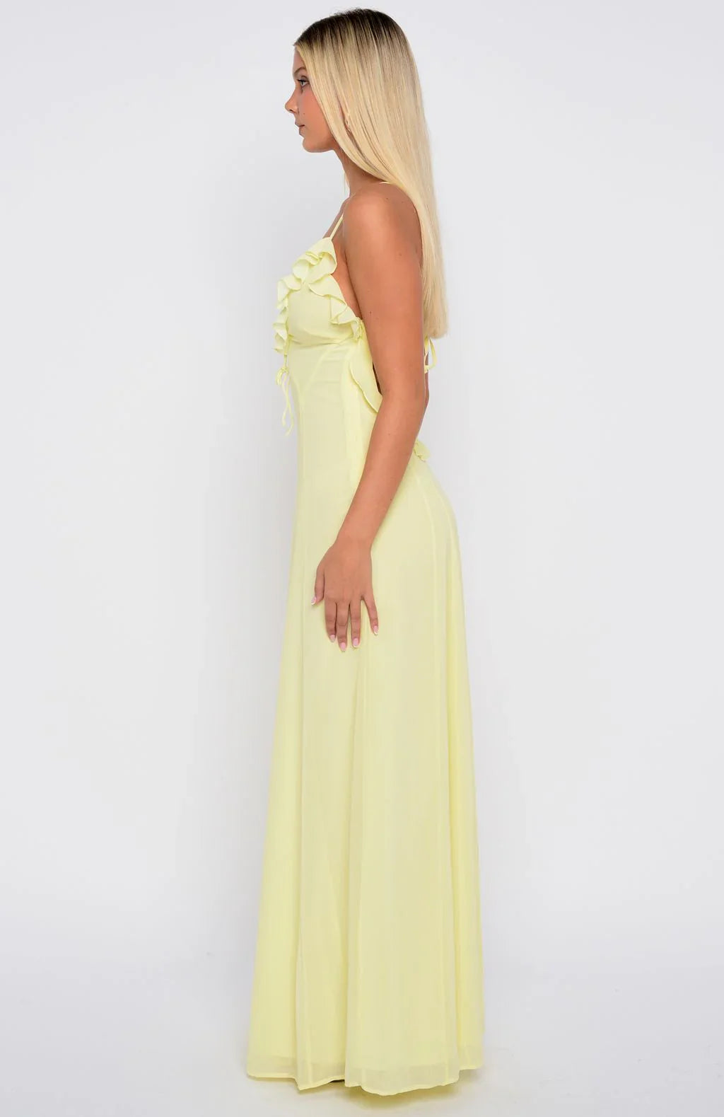 Self Sabotage Maxi Dress Lemon