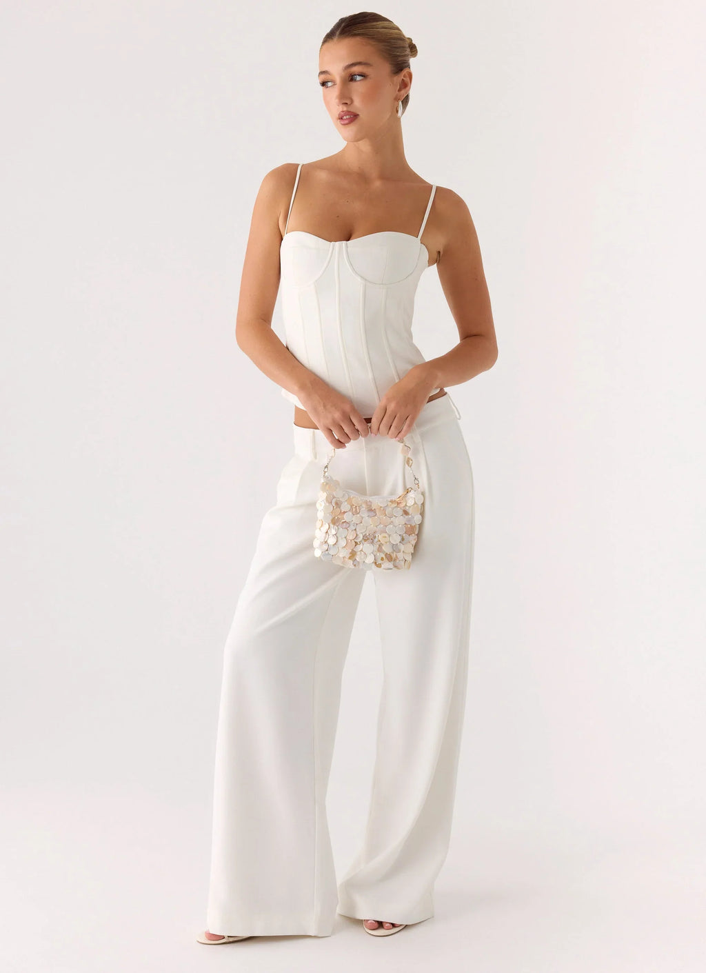 Solara Shell Bag - Ivory