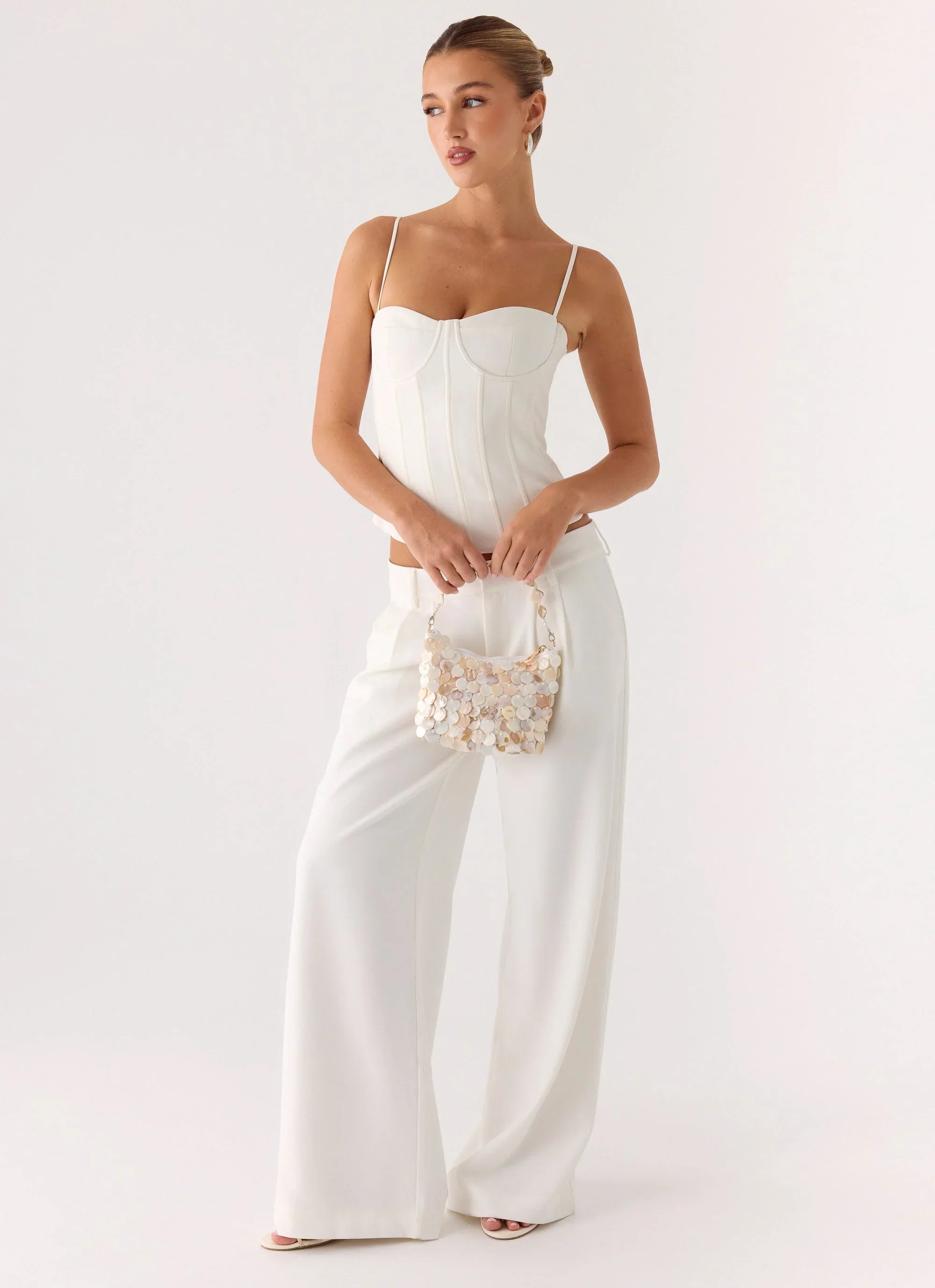 Solara Shell Bag - Ivory