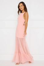 Chic Whispers Maxi Dress Pink