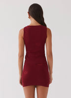 Holly Knit Tank - Rouge Red
