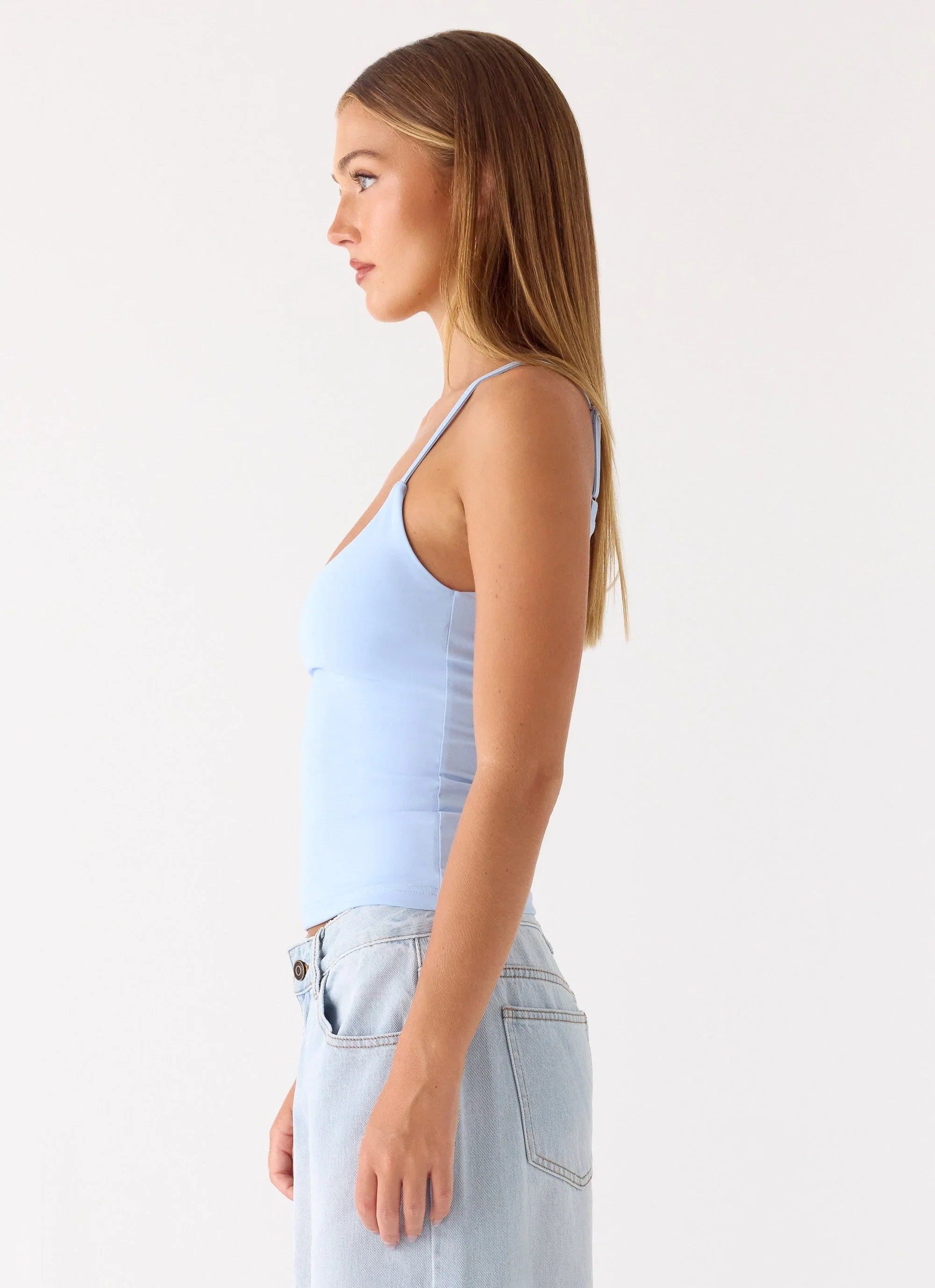 Blondie Tank Top - Blue