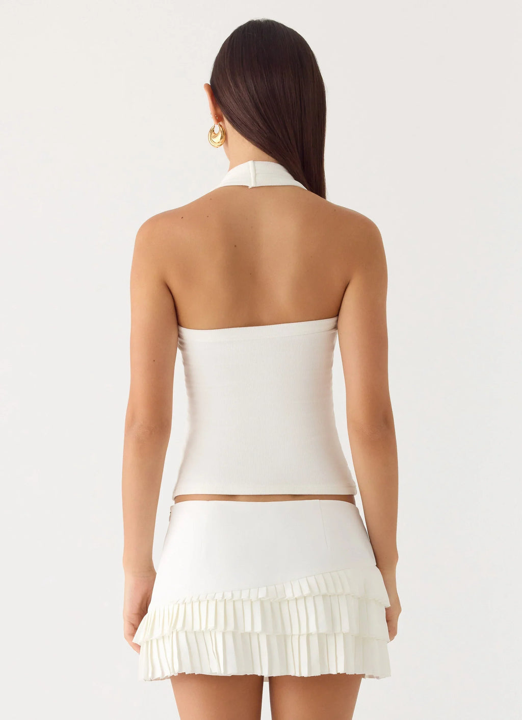 Skyler Mini Skort - White
