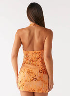 Phia Mini Dress - Orange