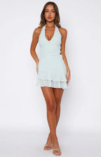 All I Wanted Was This Mini Dress Baby Blue