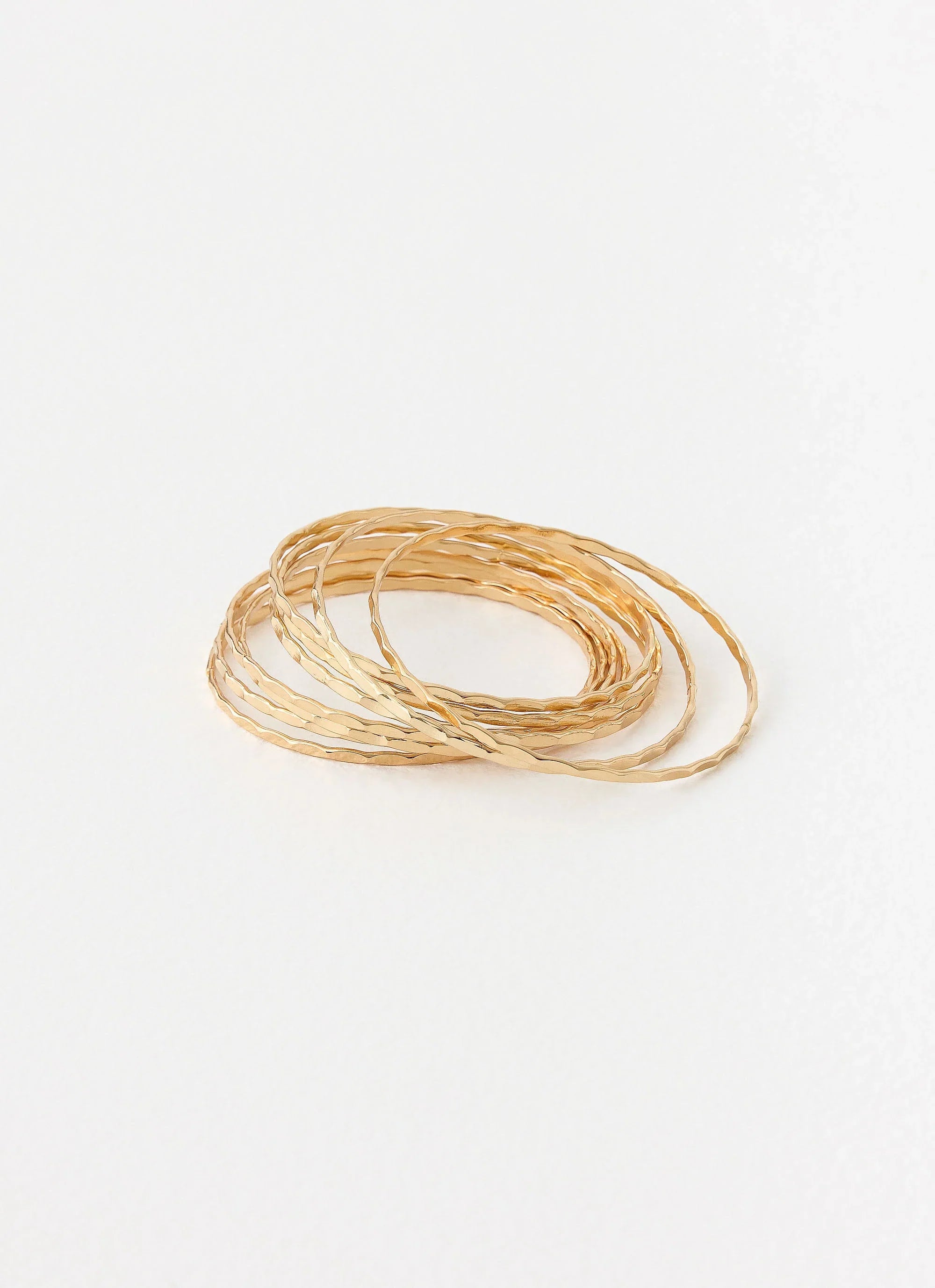 Trinket Bangles - Gold