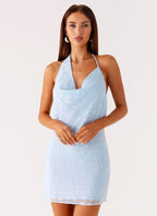 About Today Mini Dress - Blue