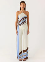 Deacon Low Rise Pants - Purple Stripe