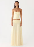 Natalya Maxi Skirt - Yellow