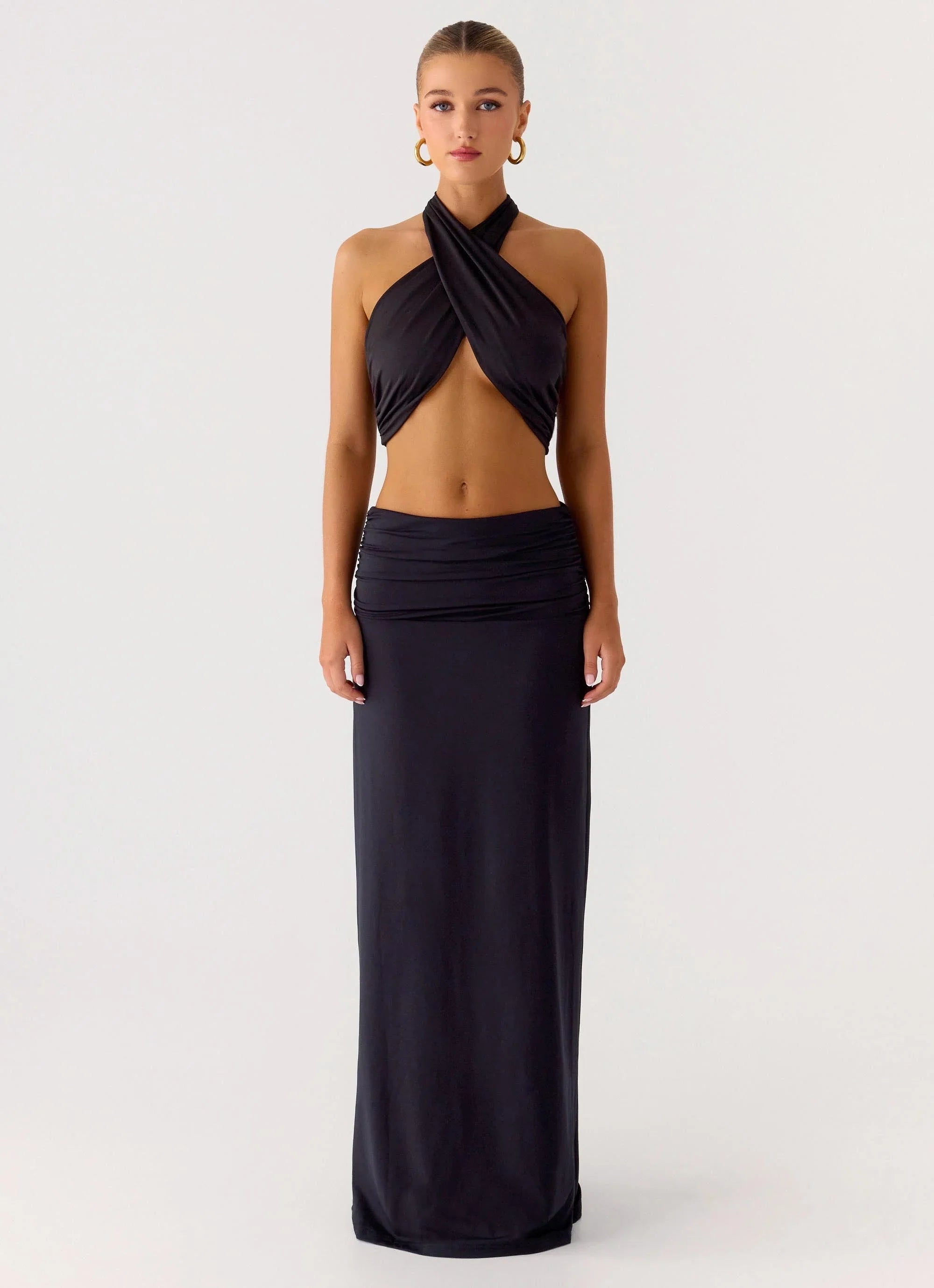 Elisabetta Maxi Skirt - Black