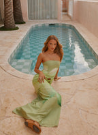 Darcy Maxi Dress - Green Floral