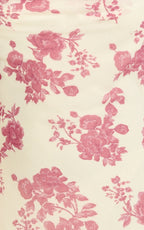 Lila Mini Dress - Cowl Neck Asymmetric Frill Skirt Dress in Toile De Joie Print