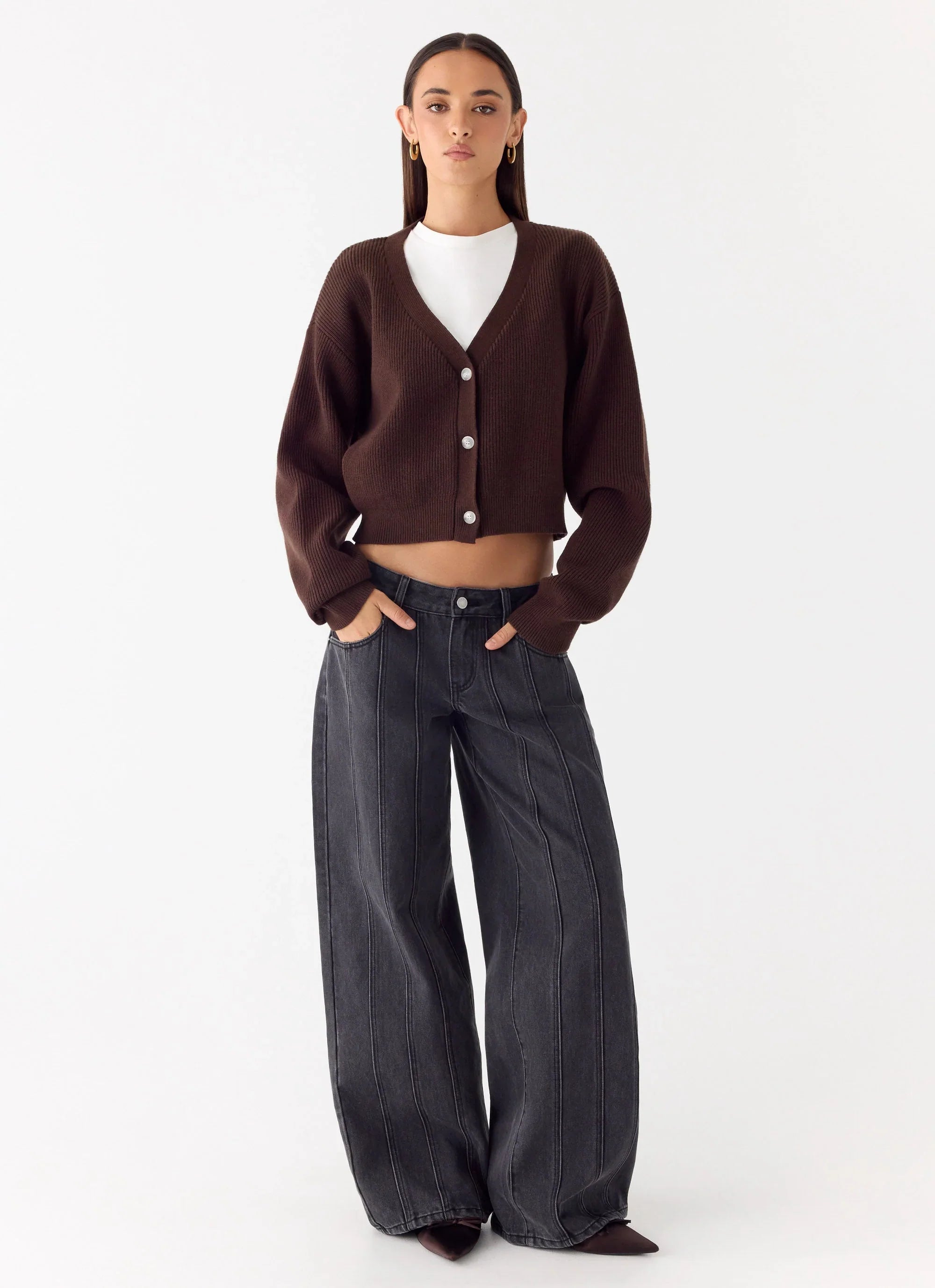Ashby Knit Sweater - Chocolate
