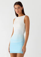 Sharona Mini Dress - Blue Ombre