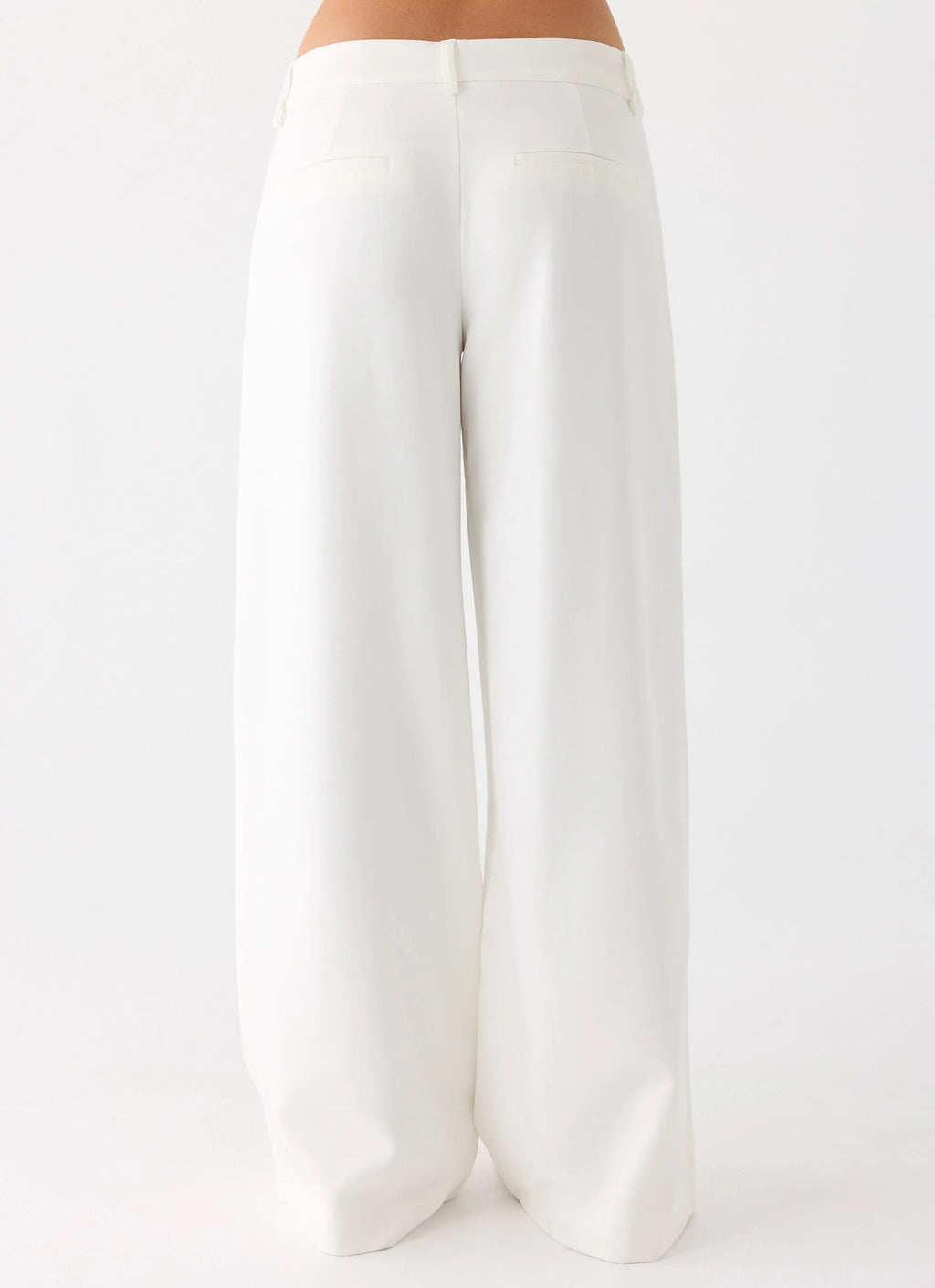 Samuel Low Rise Suiting Pants - White