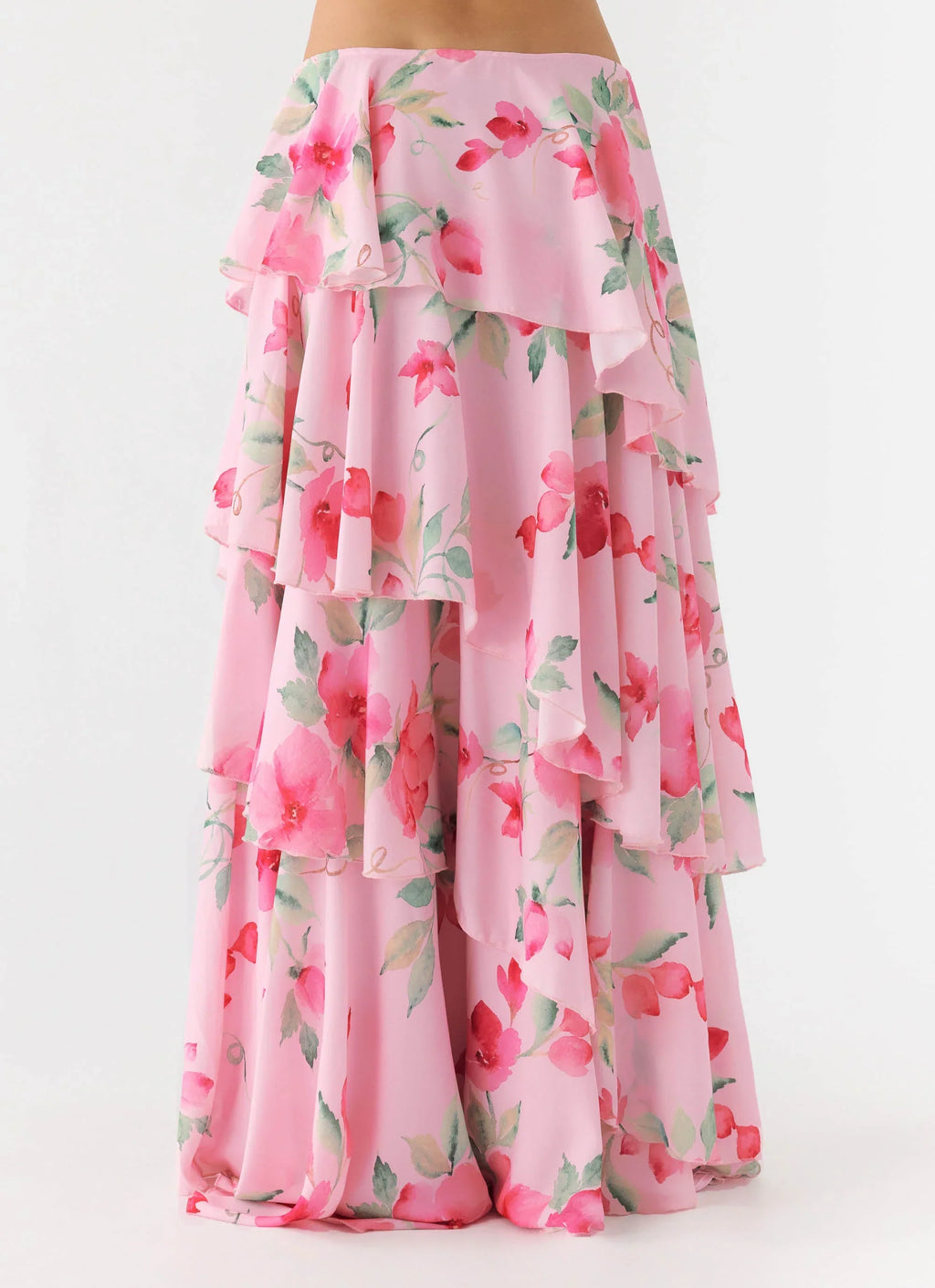 Melody Remedy Tiered Maxi Skirt - Petal Soleil