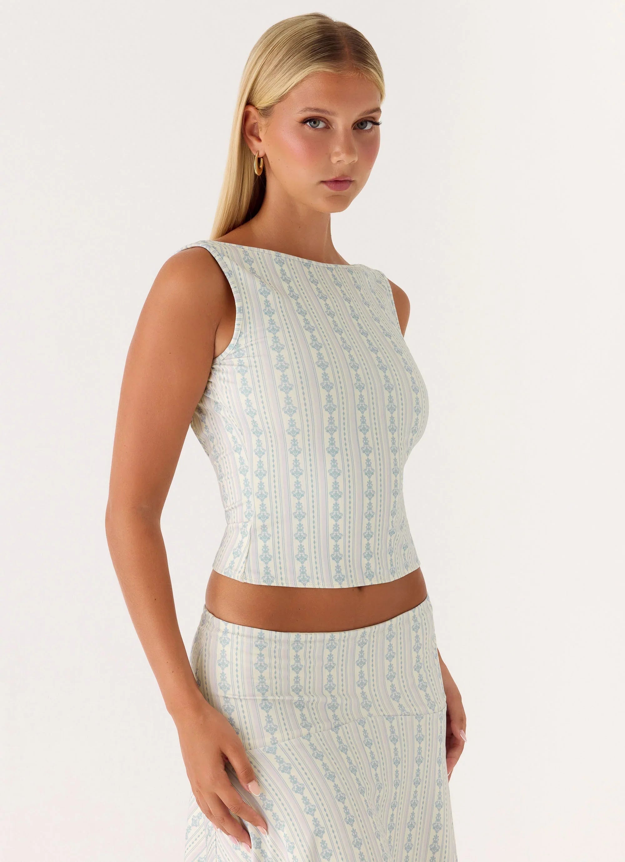 Suns Out Tank Top - Vintage Stripe