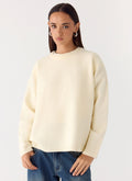 Miyuki Knit Sweater - Cream
